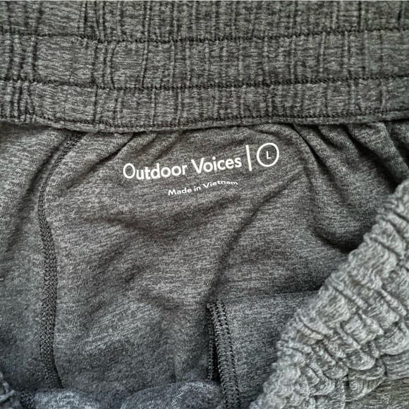 Outdoor Voices Cloudknit Joggers in Heather Charcoal Grey size L - Picture 11 of 12